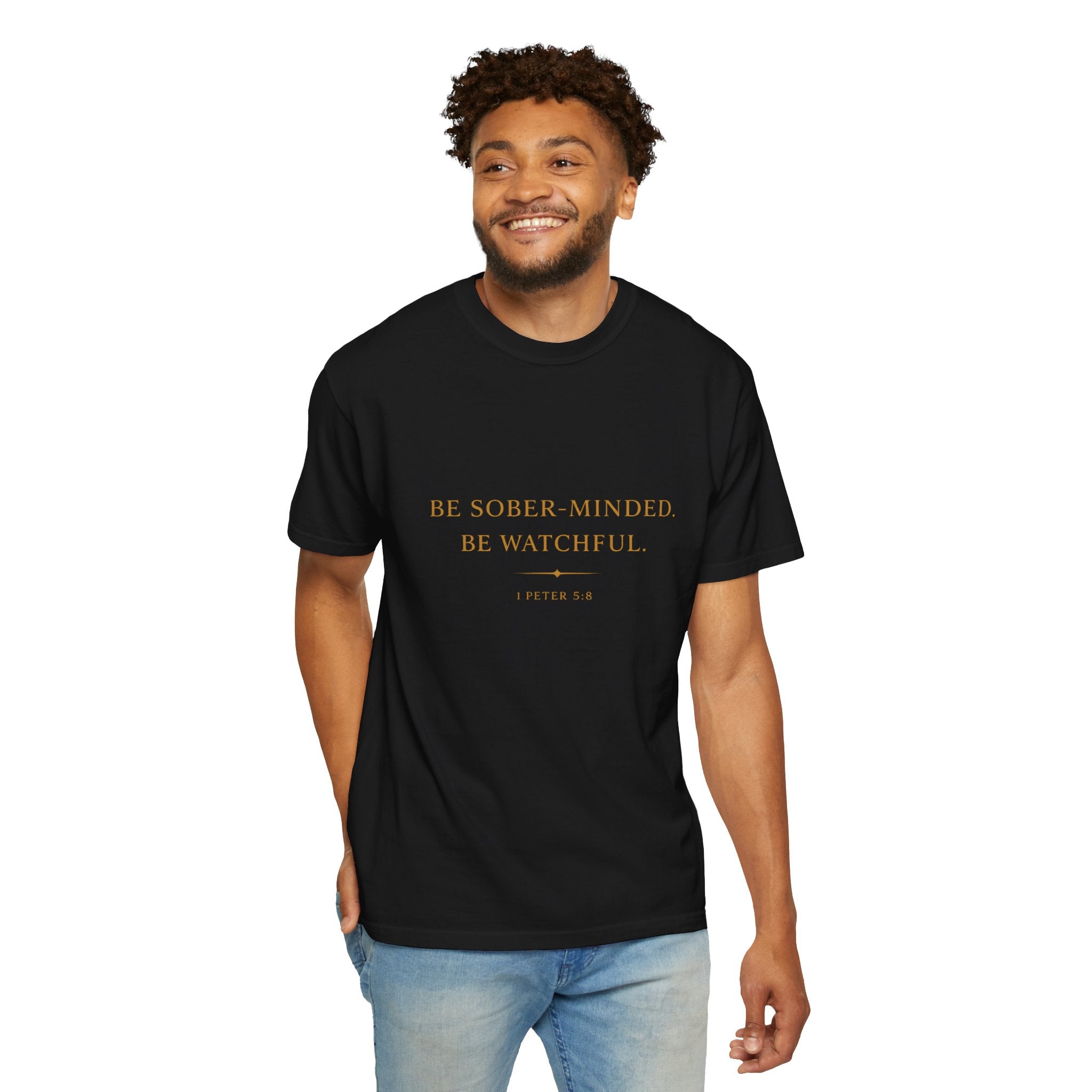 Be Sober-Minded, Be Watchful Tee | 1 Peter 5:8