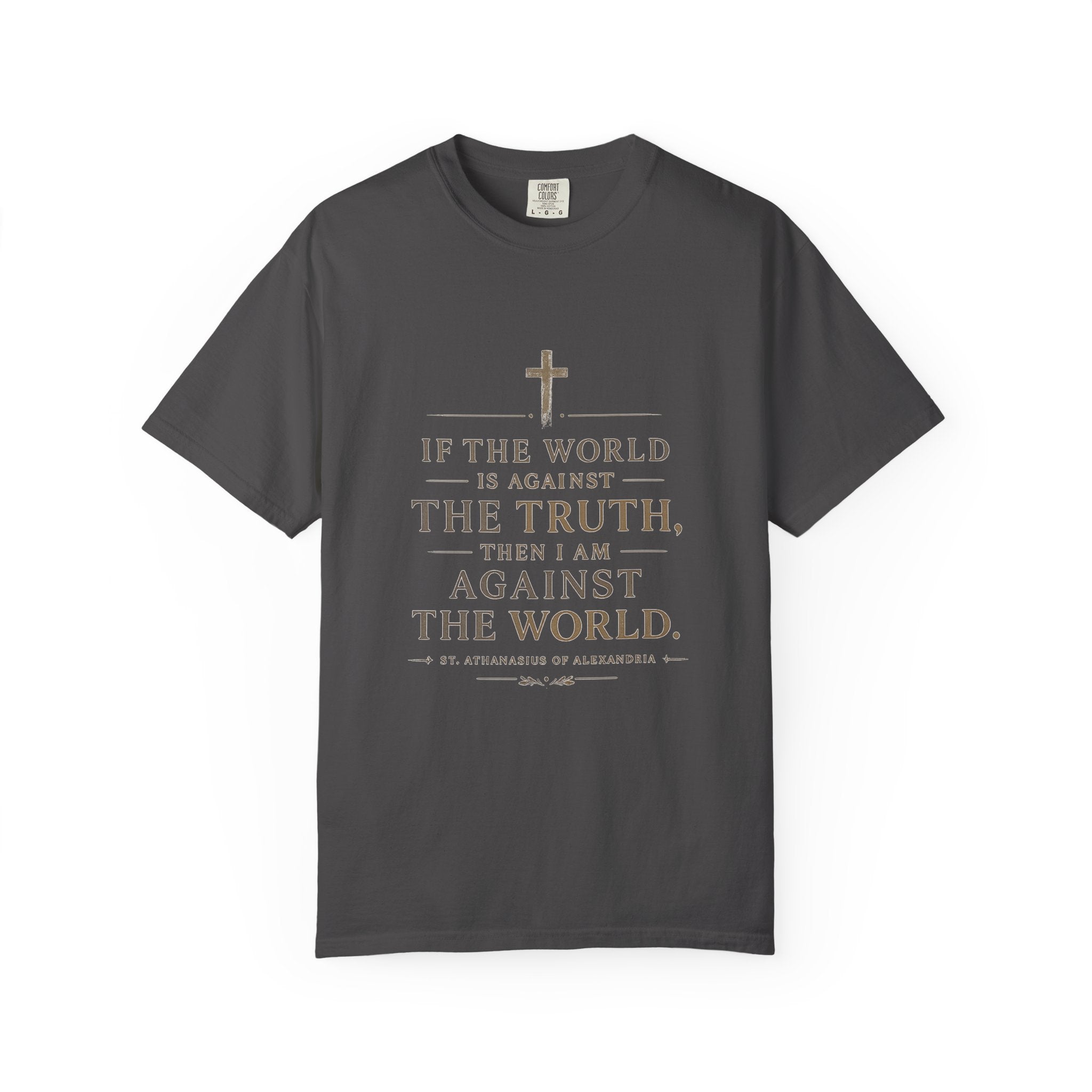 Against the World – St. Athanasius Premium Tee ⭐