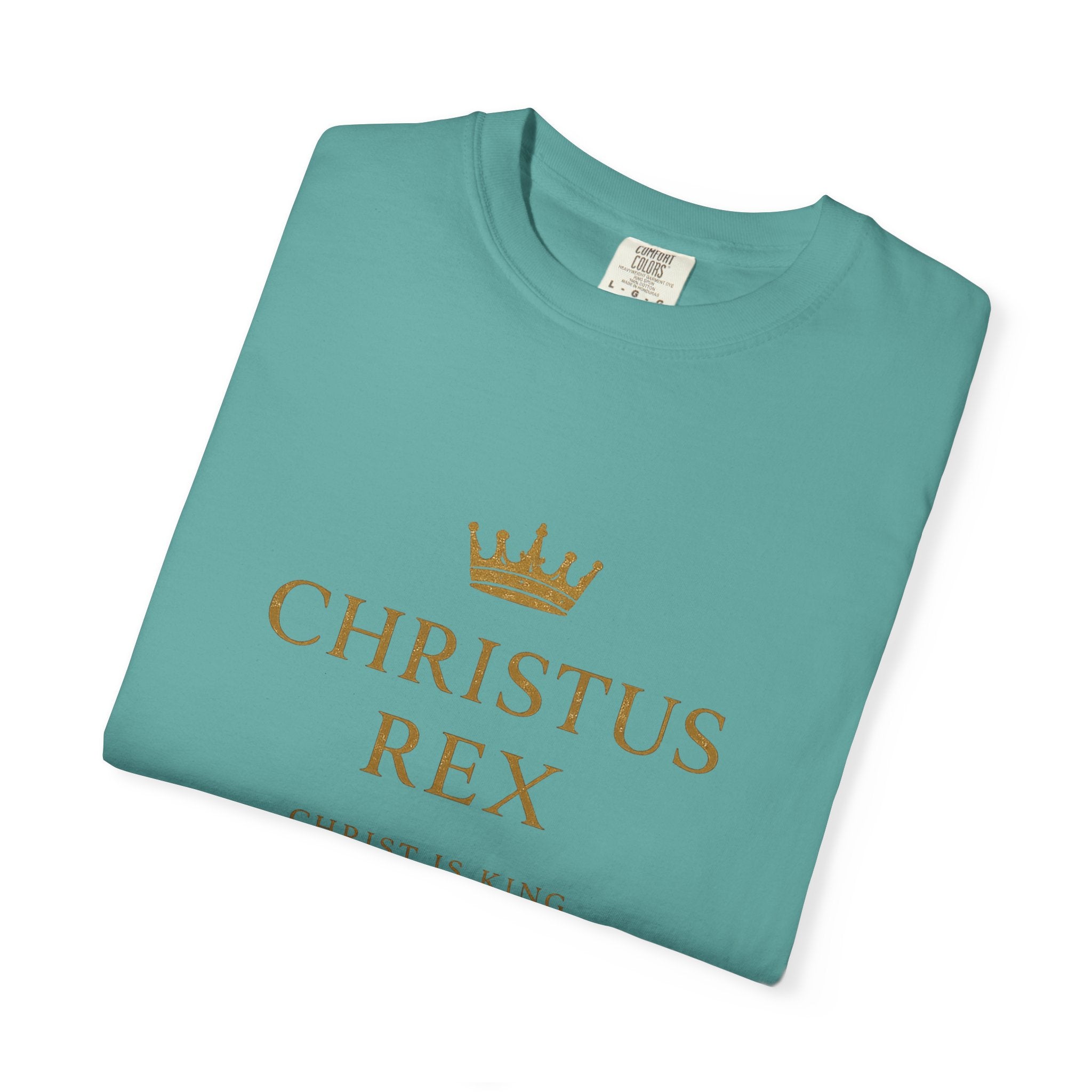 Christus Rex Shirt | Christ Is King Christian T-Shirt | Minimalist Faith Tee | Comfort Colours