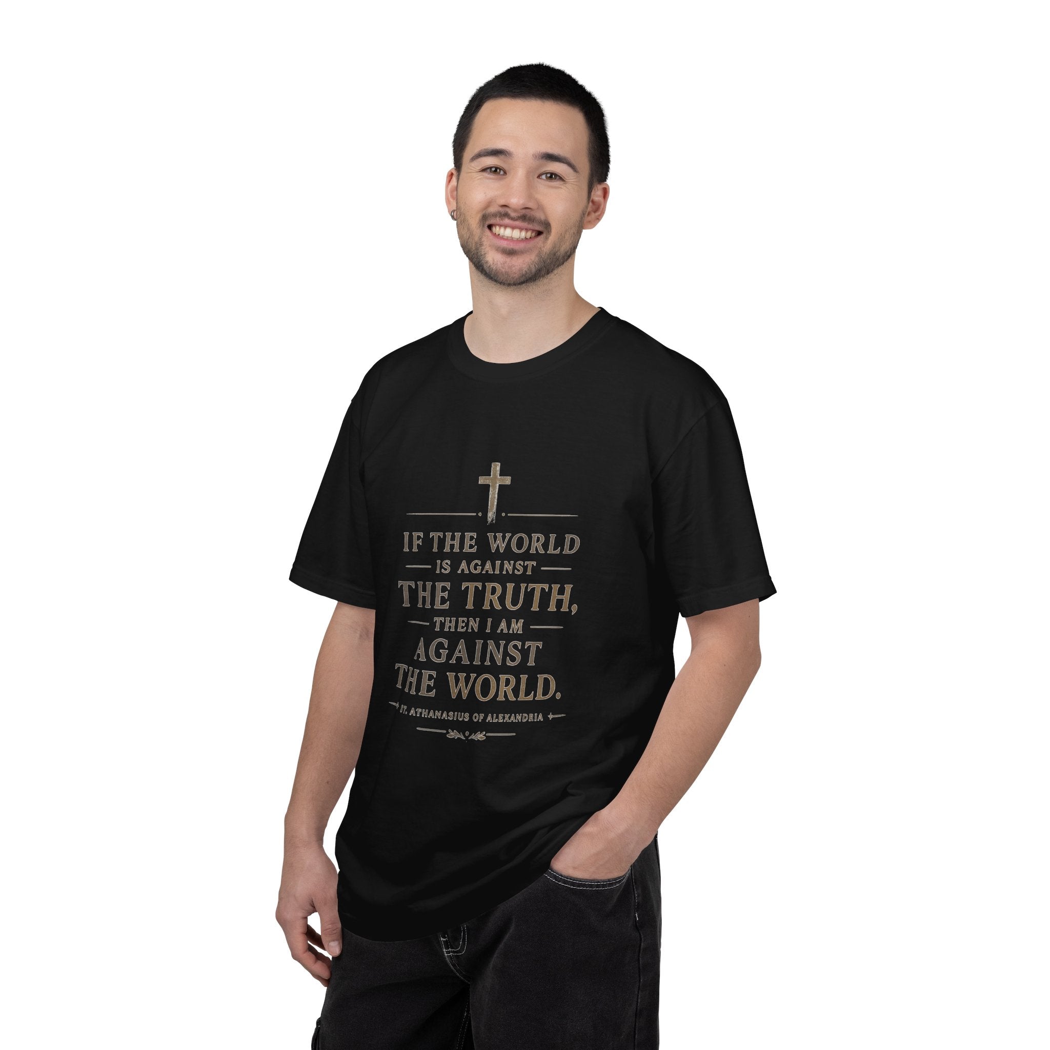 Against the World – St. Athanasius Premium Tee ⭐