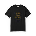 Soli Deo Gloria Shirt | To God Alone Be the Glory Christian T-Shirt | Minimalist Faith Tee | Comfort Colours