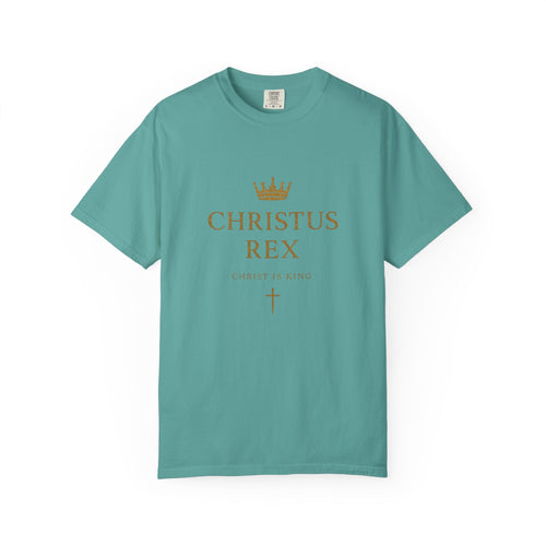 Christus Rex Shirt | Christ Is King Christian T-Shirt | Minimalist Faith Tee | Comfort Colours