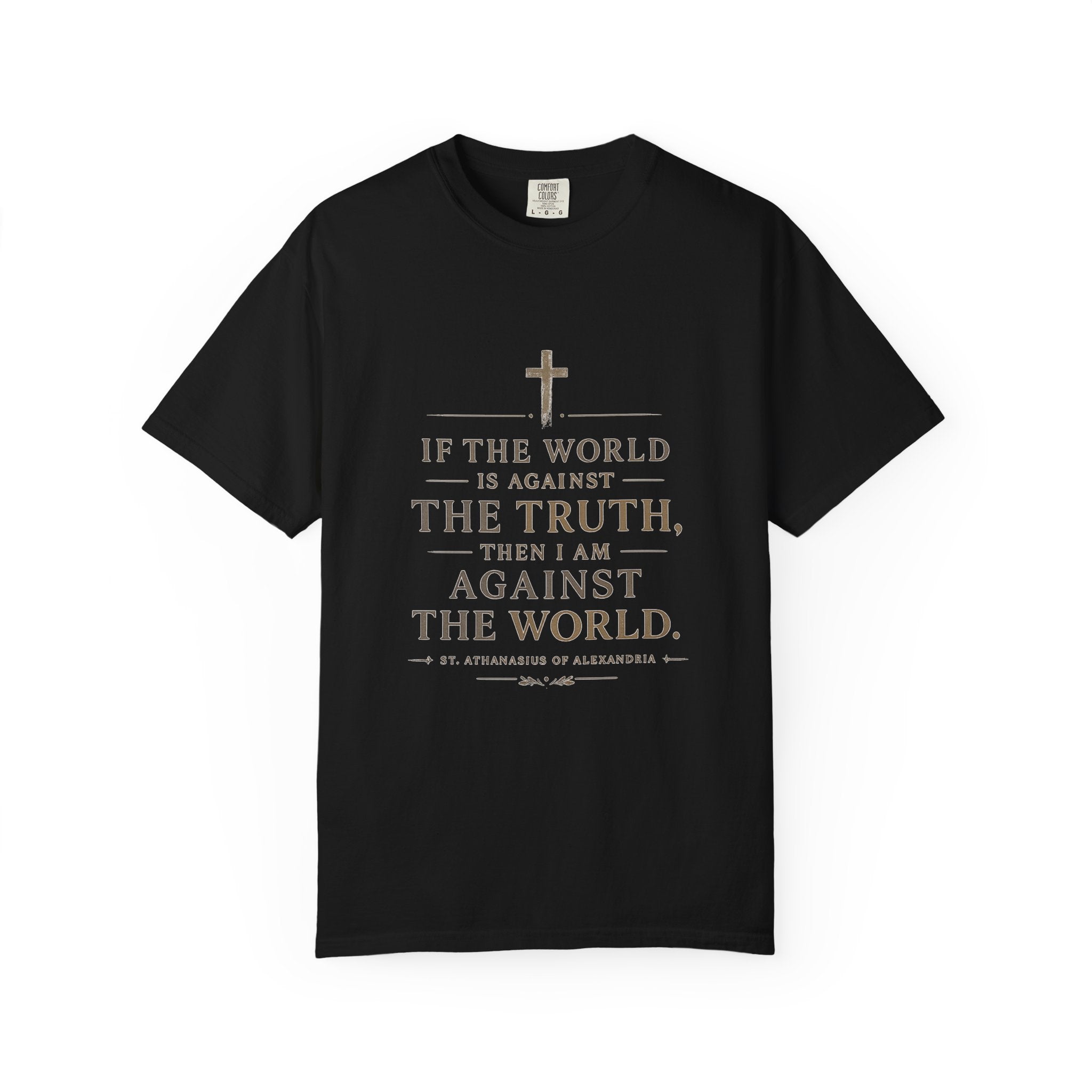 Against the World – St. Athanasius Premium Tee ⭐