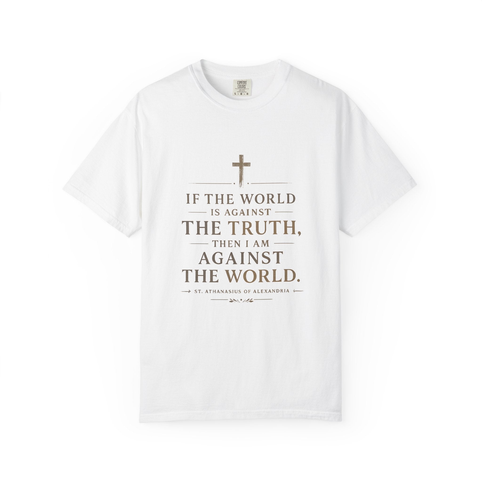 Against the World – St. Athanasius Premium Tee ⭐