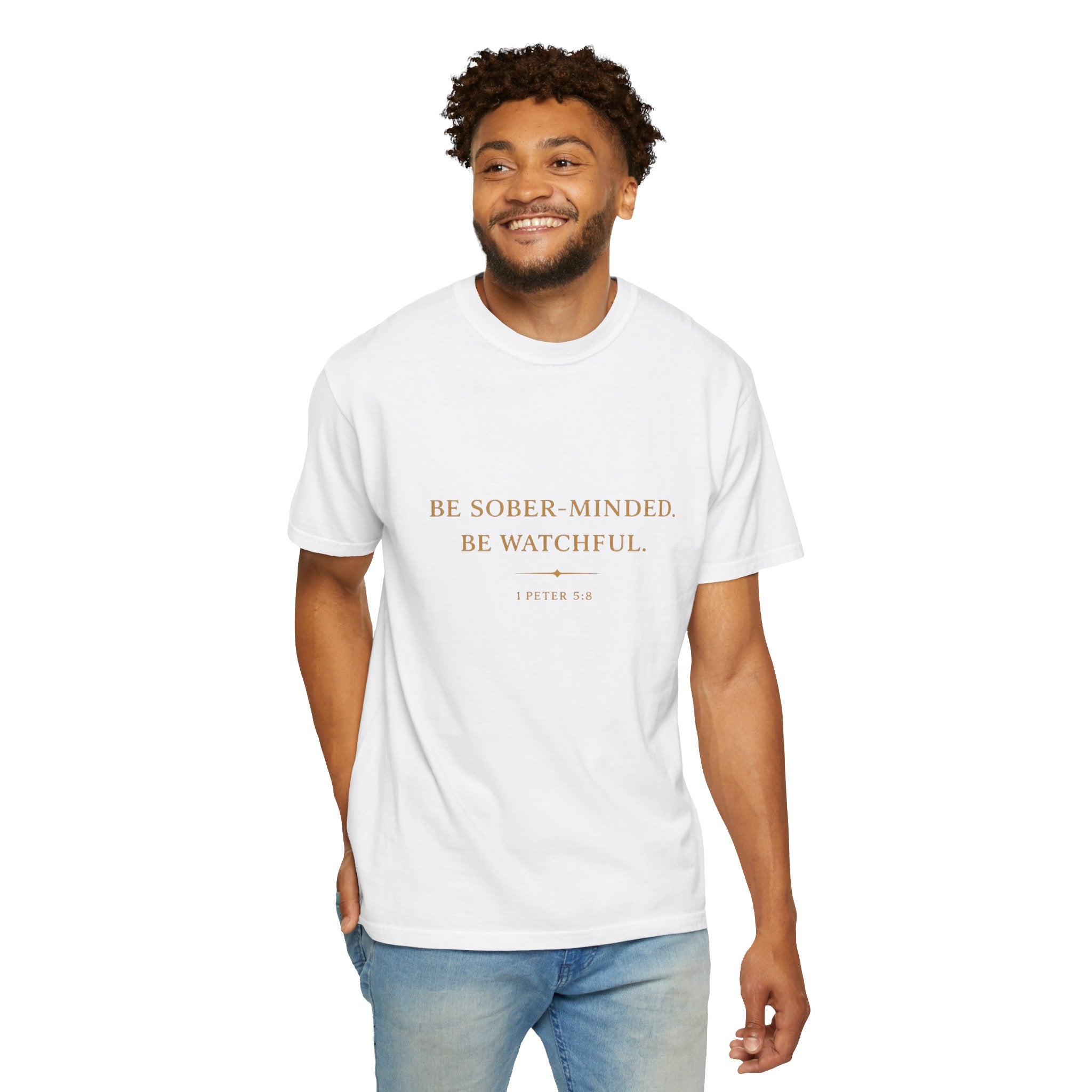Be Sober-Minded, Be Watchful Tee | 1 Peter 5:8
