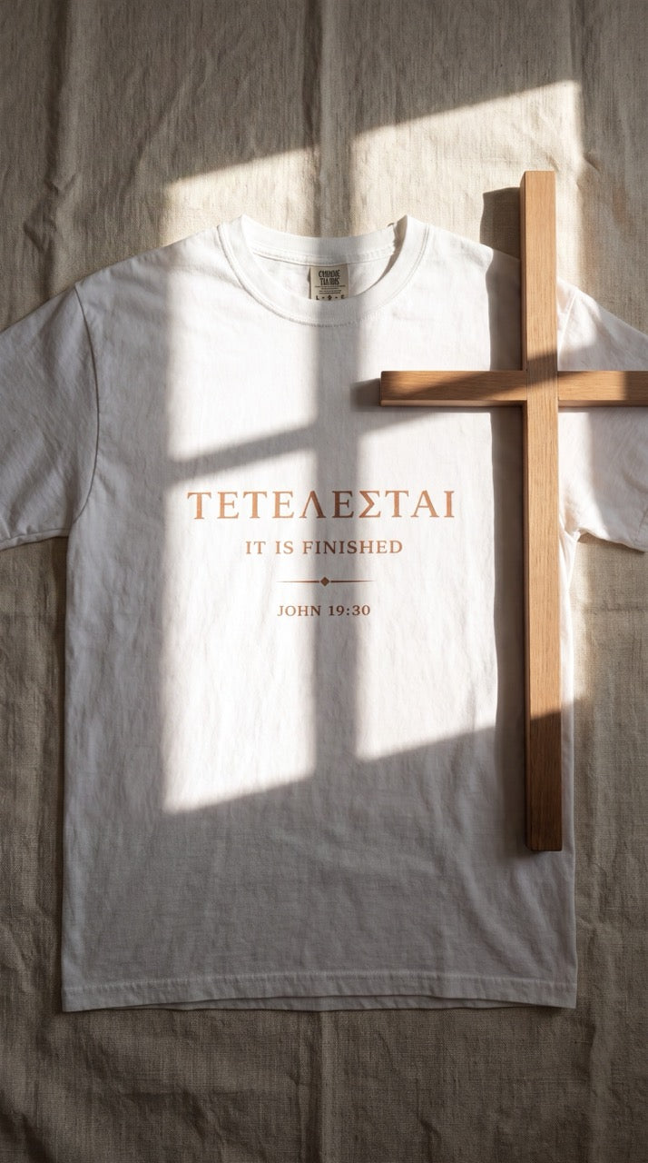 Tetelestai — It Is Finished Tee | John 19:30