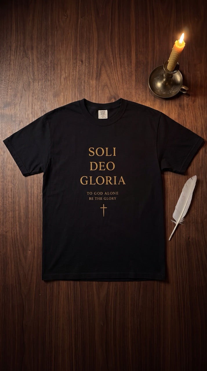 Soli Deo Gloria — To God Alone Be the Glory Tee