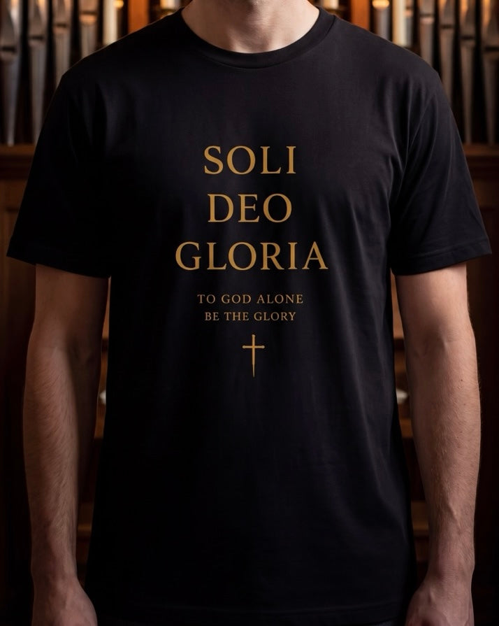 Soli Deo Gloria — To God Alone Be the Glory Tee